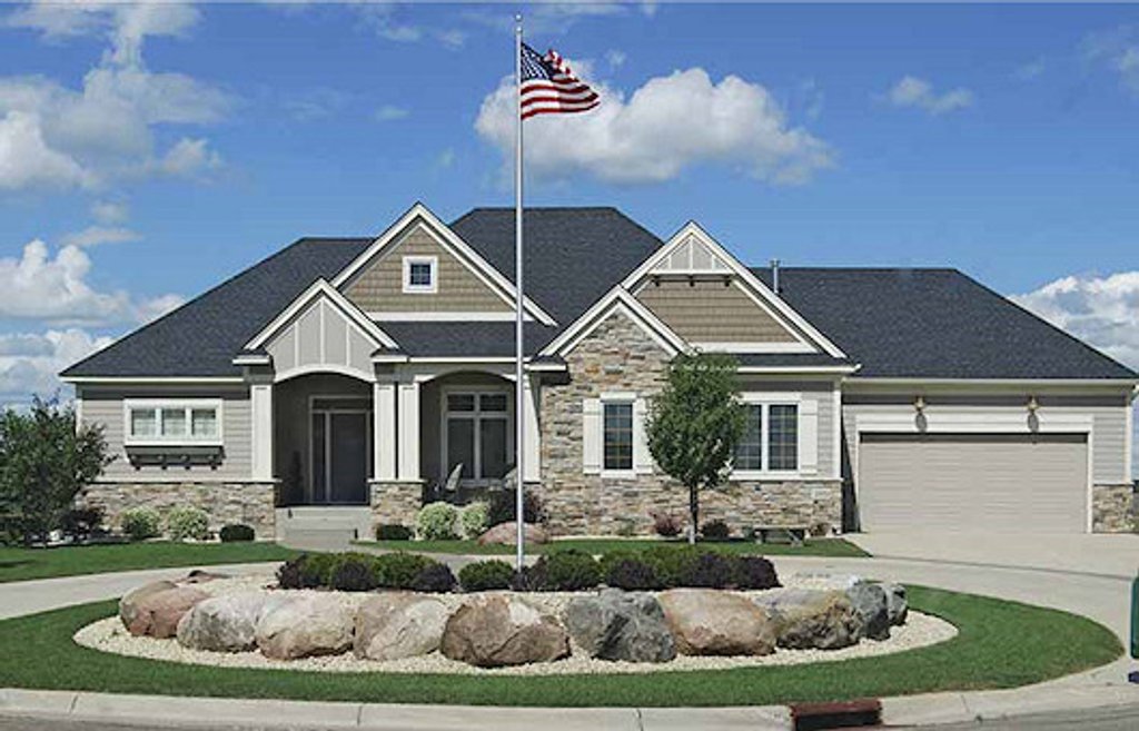 Craftsman Style House Plan 3 Beds 2 5 Baths 3000 Sq Ft 