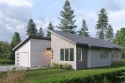 Contemporary Style House Plan - 3 Beds 2 Baths 1756 Sq/Ft Plan #1066-229 