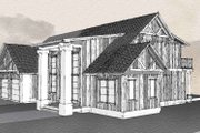 Contemporary Style House Plan - 3 Beds 3.5 Baths 3803 Sq/Ft Plan #1101-48 Exterior 
