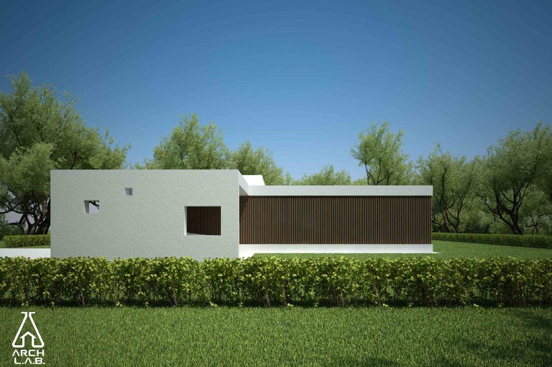 House Blueprint - Exterior - Other Elevation 7 for Modern House Plan #552-2 - 3 bed, 2 bath