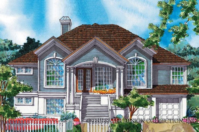 House Design - Country Exterior - Front Elevation Plan #930-74
