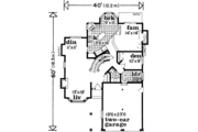 Traditional Style House Plan - 3 Beds 2.5 Baths 2279 Sq/Ft Plan #47-549 