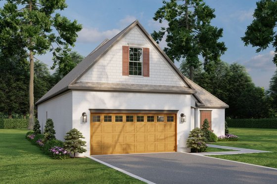 Exterior - Other Elevation 2 for Traditional House Plan #17-2454 - 3 bed, 2 bath