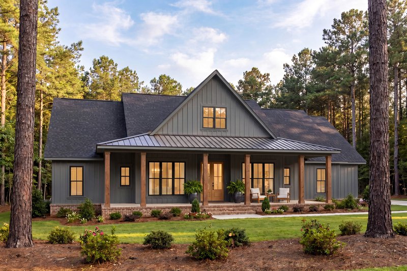 Dream House Plan - Exterior - Front Elevation 8 for Farmhouse House Plan #430-439 - 4 bed, 2.5 bath