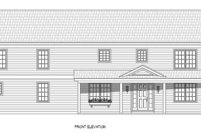 Home Plan - Exterior - Front Elevation 3 for Barndominium House Plan #932-578 - 7 bed, 5 bath