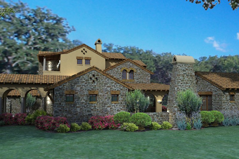 Dream House Plan - Photo for Mediterranean House Plan #120-163 - 4 bed, 3.5 bath