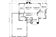 European Style House Plan - 3 Beds 2.5 Baths 2718 Sq/Ft Plan #320-298 