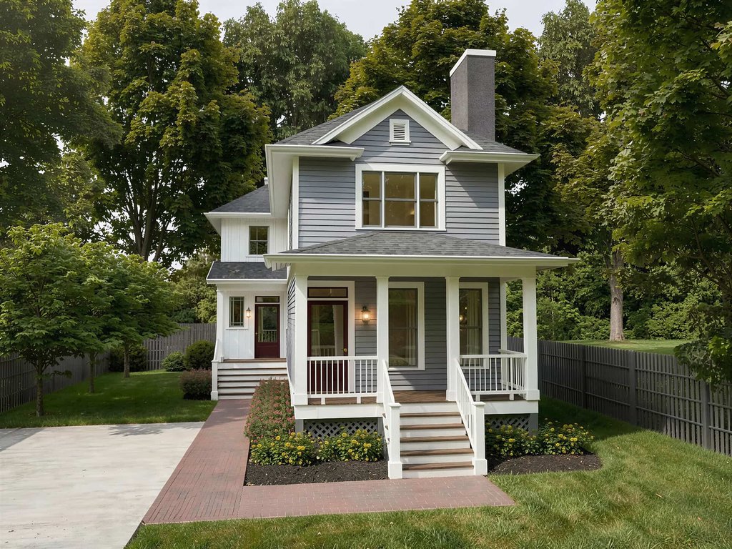 Exterior - Front Elevation 2 for Craftsman House Plan #79-251 - 3 bed, 2 bath