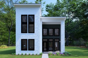 Modern Exterior - Front Elevation Plan #513-2289
