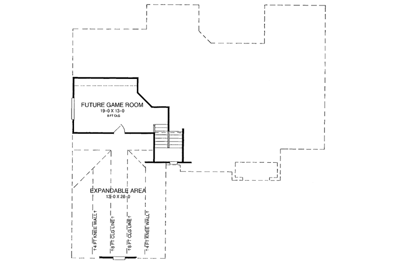 Home Plan - Floor Plan - Other Floor for Traditional House Plan #952-118 - 3 bed, 2 bath