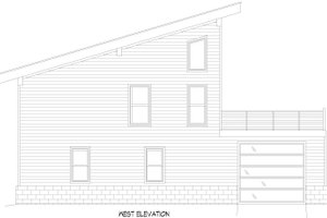 Exterior - Other Elevation for Contemporary House Plan #932-1022 - 3 bed, 2.5 bath