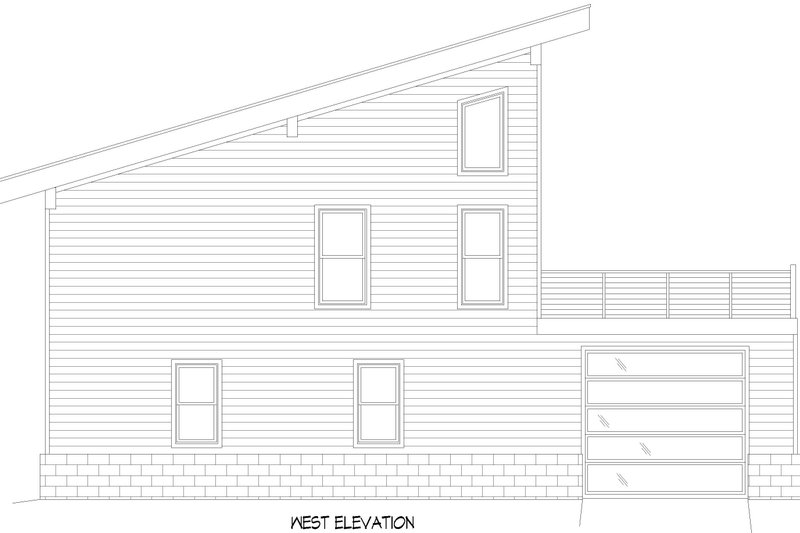 House Plan Design - Exterior - Other Elevation for Contemporary House Plan #932-1022 - 3 bed, 2.5 bath