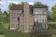 Traditional Style House Plan - 4 Beds 4 Baths 2964 Sq/Ft Plan #56-681 