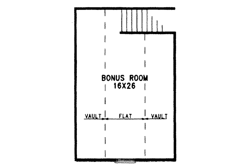 Home Plan - Floor Plan - Other Floor for Country House Plan #14-257 - 3 bed, 2 bath