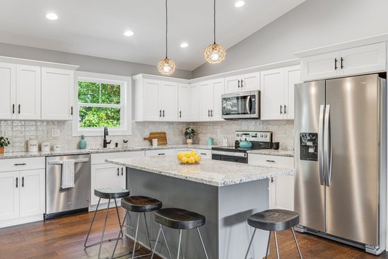 Interior - Kitchen 3 for Cottage House Plan #44-246 - 3 bed, 2 bath