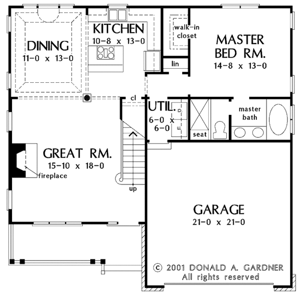 Home Plan - Country Floor Plan - Main Floor Plan #929-647
