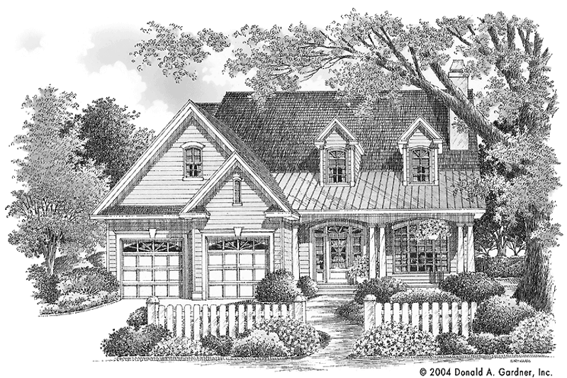 Home Plan - Country Exterior - Front Elevation Plan #929-716