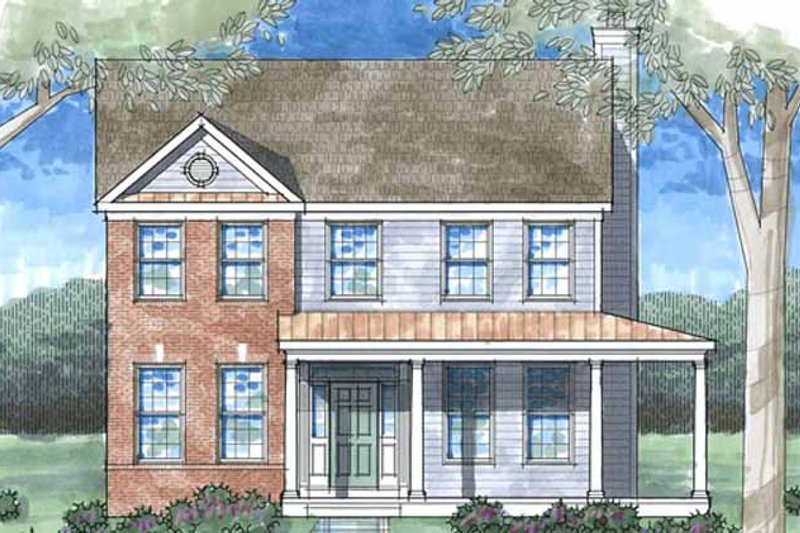 Dream House Plan - Country Exterior - Front Elevation Plan #1029-21