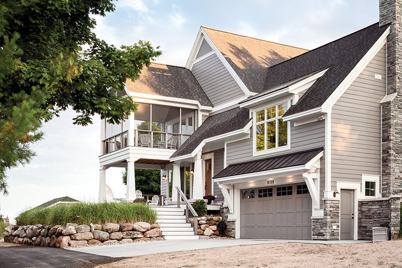 Architectural House Design - Exterior - Front Elevation 6 for Contemporary House Plan #928-274 - 3 bed, 2.5 bath