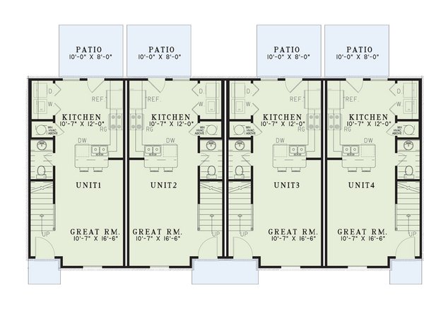 Architectural House Design - Contemporary Floor Plan - Main Floor Plan #17-2829