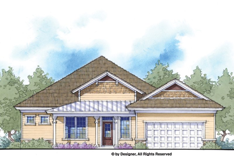 Dream House Plan - Country Exterior - Front Elevation Plan #938-79