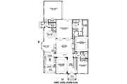 Colonial Style House Plan - 3 Beds 3 Baths 3289 Sq/Ft Plan #81-1612 