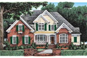 Traditional Exterior - Front Elevation Plan #927-907