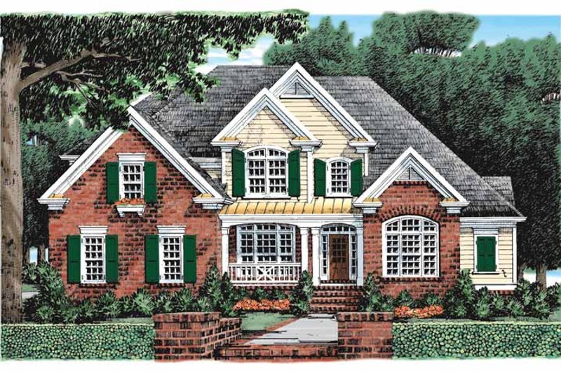 Home Plan - Traditional Exterior - Front Elevation Plan #927-907