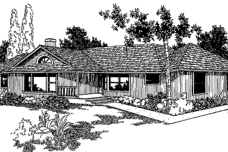 Dream House Plan - Contemporary Exterior - Front Elevation Plan #60-785