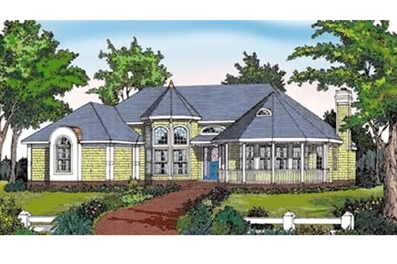 Home Plan - Country Exterior - Front Elevation Plan #314-272