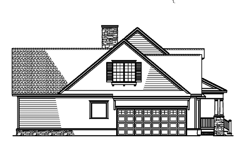 Home Plan - Exterior - Other Elevation for Country House Plan #17-2801 - 4 bed, 3 bath