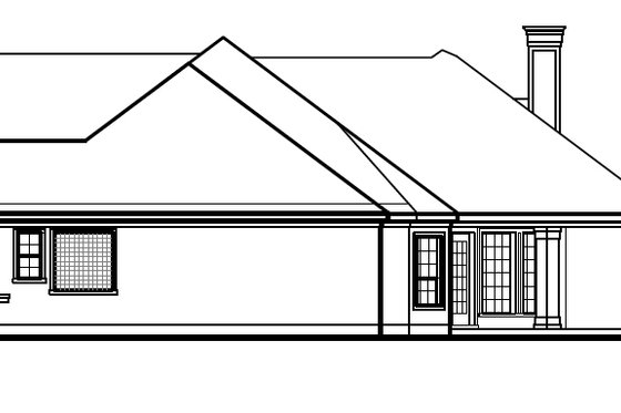 Exterior - Other Elevation for European House Plan #411-622 - 3 bed, 2.5 bath