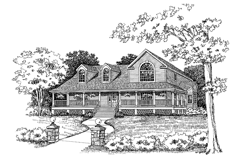 House Plan Design - Victorian Exterior - Front Elevation Plan #314-194