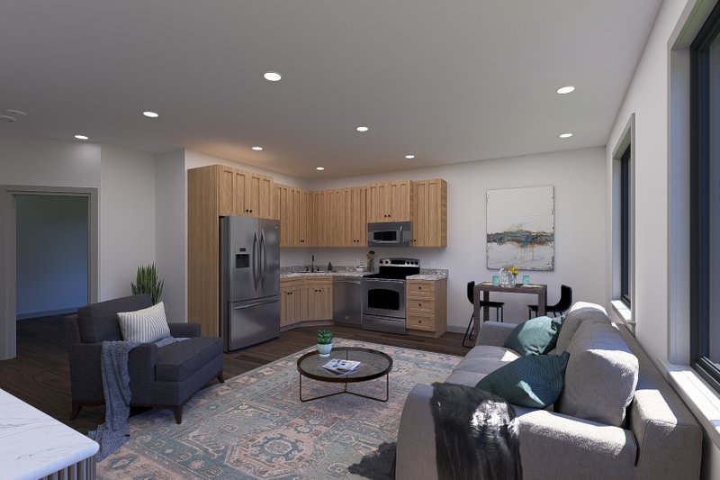 Dream House Plan - Interior - Other for Ranch House Plan #1060-330 - 1 bed, 1 bath