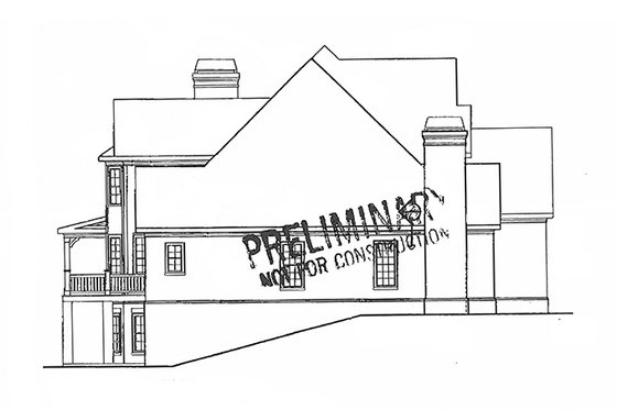 Exterior - Other Elevation 1 for European House Plan #927-359 - 4 bed, 3.5 bath