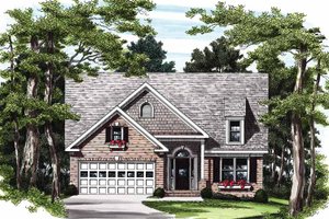 Architectural House Design - Bungalow Exterior - Front Elevation Plan #927-200