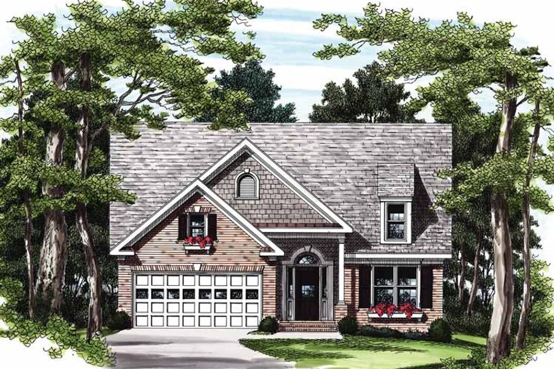 Architectural House Design - Bungalow Exterior - Front Elevation Plan #927-200