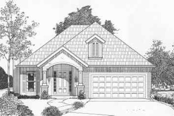 Exterior - Front Elevation for Traditional House Plan #6-169 - 3 bed, 2.5 bath