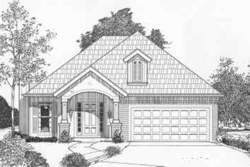 Traditional Style House Plan - 3 Beds 2.5 Baths 1776 Sq/Ft Plan #6-169