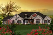 Traditional Style House Plan - 3 Beds 3.5 Baths 3794 Sq/Ft Plan #70-1146 