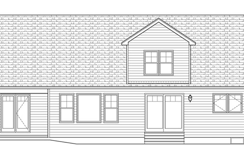 Dream House Plan - Exterior - Rear Elevation for Country House Plan #1010-153 - 3 bed, 2.5 bath