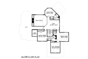 European Style House Plan - 4 Beds 3.5 Baths 3011 Sq/Ft Plan #413-796 