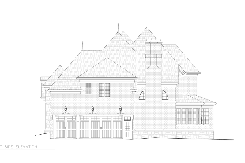 Dream House Plan - Exterior - Other Elevation 3 for European House Plan #119-204 - 5 bed, 4 bath