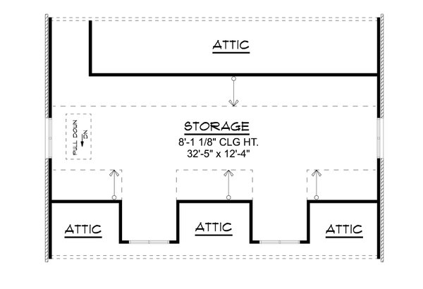 Architectural House Design - Floor Plan - Other Floor for Country House Plan #1064-461, 0 bath