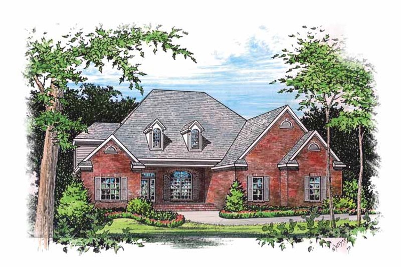 Home Plan - Exterior - Front Elevation 3 for Traditional House Plan #15-300 - 4 bed, 4.5 bath
