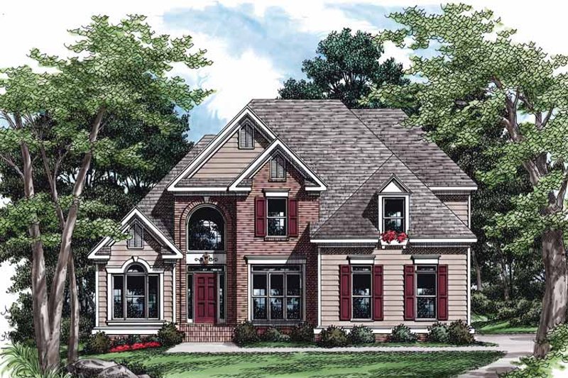 Dream House Plan - Exterior - Front Elevation 5 for Traditional House Plan #927-236 - 4 bed, 2.5 bath