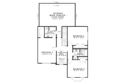 Colonial Style House Plan - 4 Beds 4 Baths 3063 Sq/Ft Plan #17-2859 