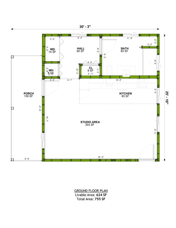 Dream House Plan - Modern Floor Plan - Main Floor Plan #1106-166