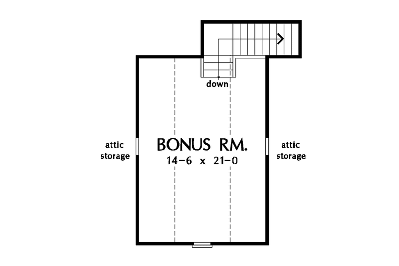 Home Plan - Floor Plan - Other Floor for Traditional House Plan #929-521 - 3 bed, 2 bath