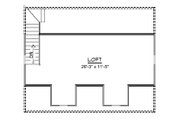 Craftsman Style House Plan - 0 Beds 0 Baths 720 Sq/Ft Plan #1064-50 